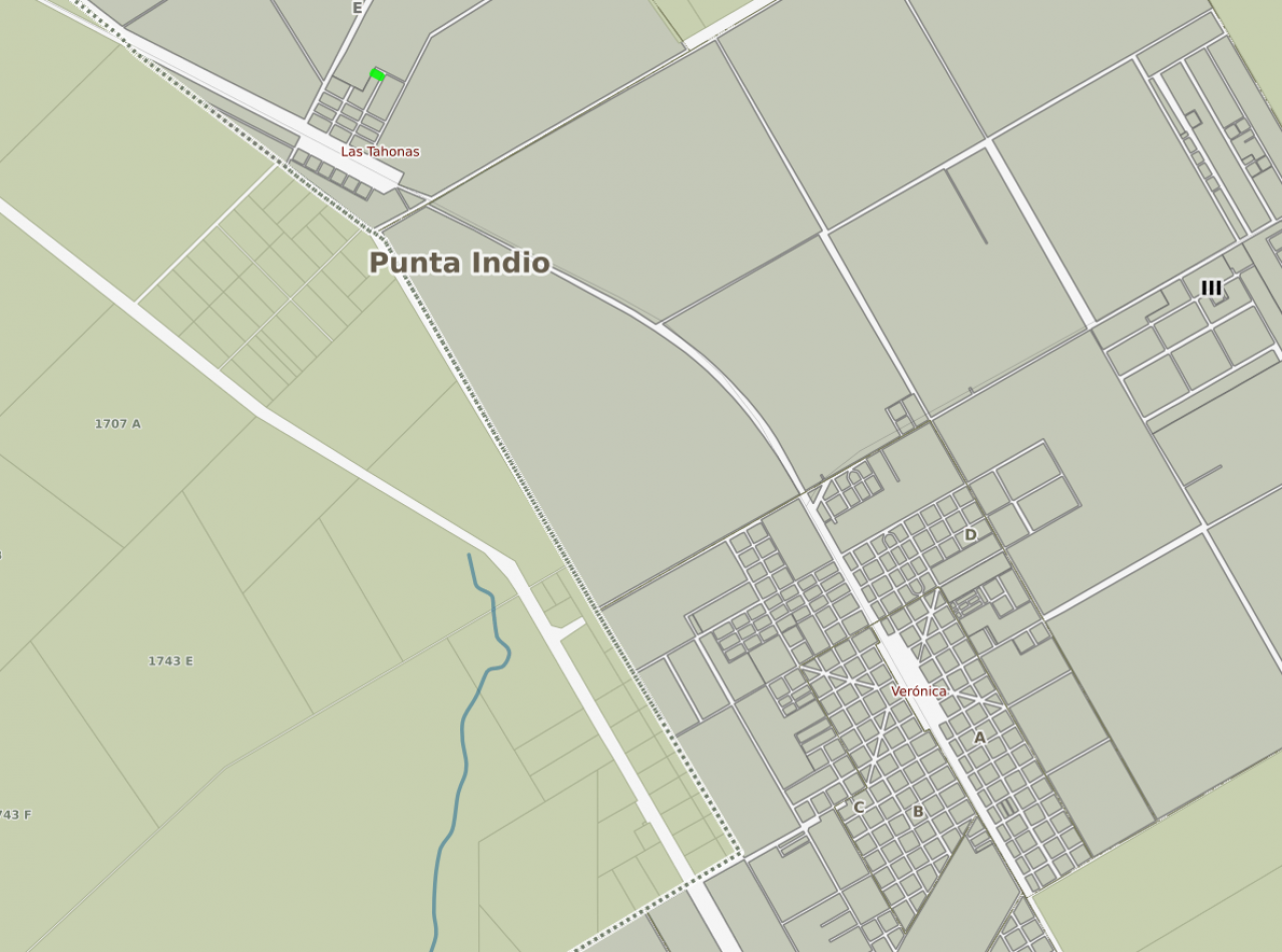 Lote De 20x69 En Las Tahonas, Punta Indio.